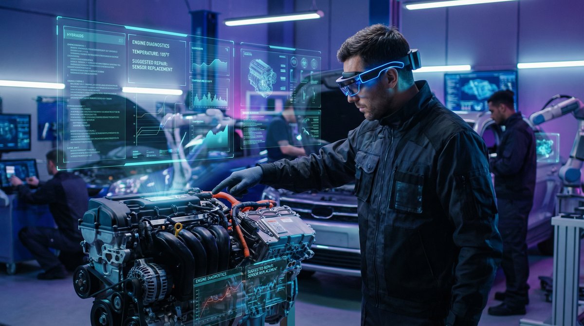 蓝颜 AI修车视频技术